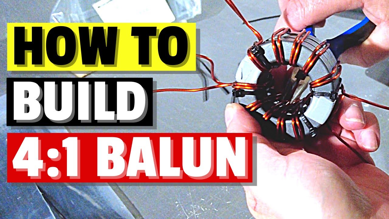 Amazing How to Build a 41 Balun Start to Finish RF